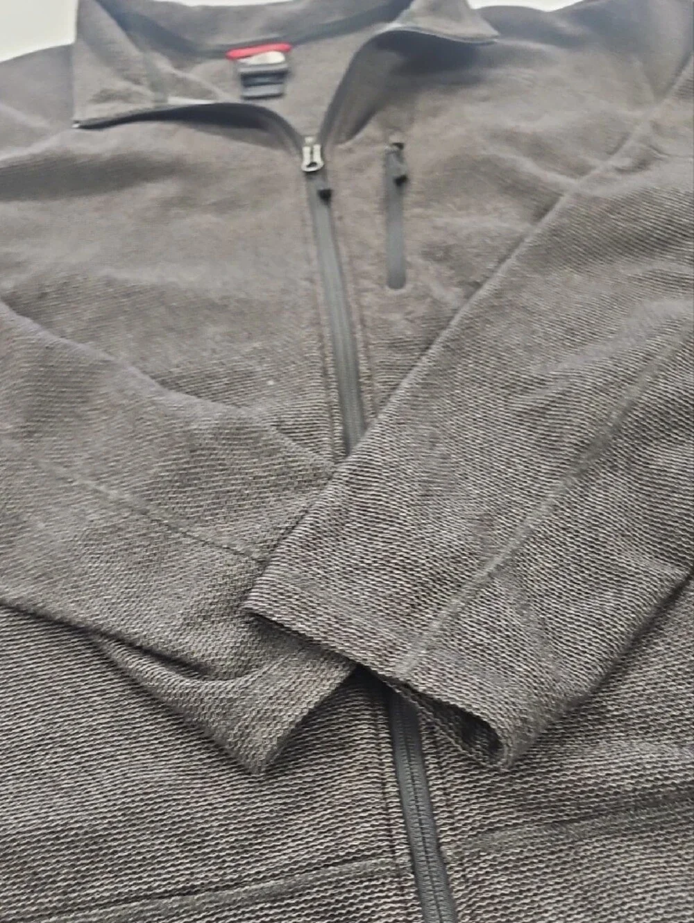 The North Face Men's Charcoal Full-Zip Sweater Jacket